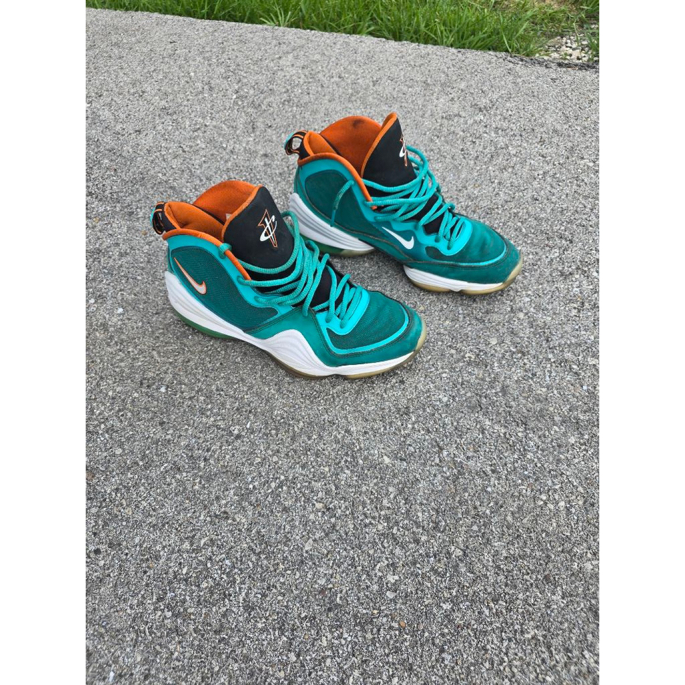 2012 Air Penny 5 'Miami Dolphins' size 9.5 shoes